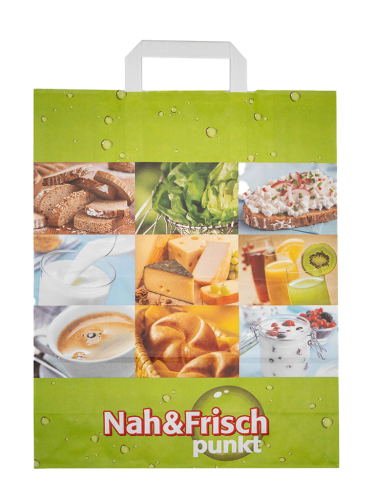 250 1St Pg Nah und Frisch Papiertragetasche 32x17x41cm 