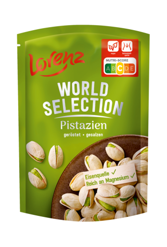 12 100g Pg Lorenz Pistazien geröstet und gesalzen  