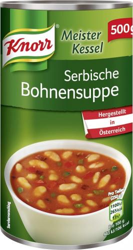 6 500gr Ds Knorr Meisterkessel Serbische Bohnensuppe 