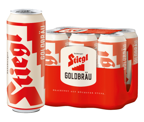 4 6/0.50MP Stiegl Goldbräu Dose EWP 