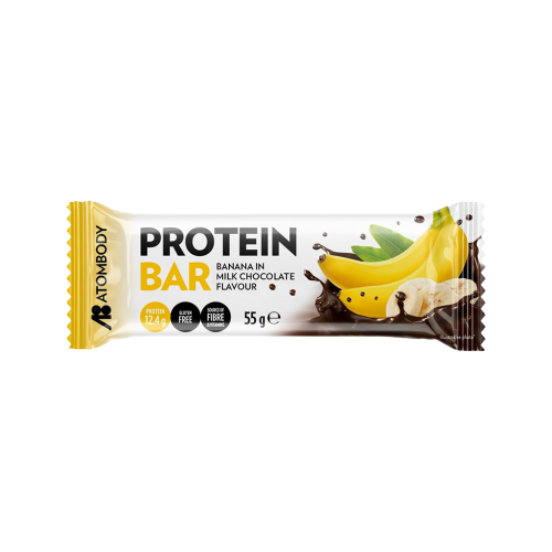 24 55g Rg Atombody Protein Bar Banana Milk Chocolate  