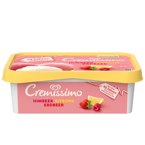 6 1.00l Pg TKK Cremissimo Himbeer Zitrone Erdbeer 