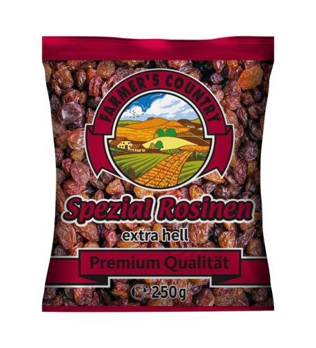 20 250g Pg Farmer's Country Rosinen 