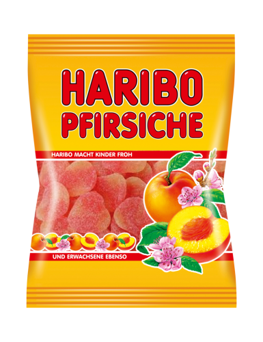 24 100gr Bt Haribo Pfirsiche 