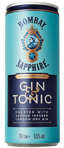12 0.25l Ds Bombay Sapphire und Tonic 