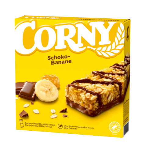 10 6St Pg Corny Müsliriegel Schoko-Banane 25g 
