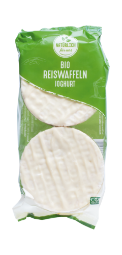 12 100grPg Natürlich für uns BIO Reiswaffel Joghurt 