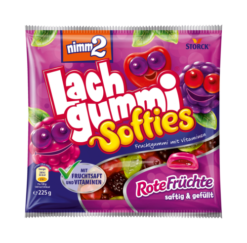 18 225g Pg Nimm 2 Lachgummi Rote Früchte 