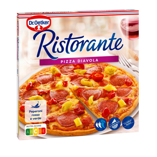 7 350gr Pg TKK Dr. Oetker Ristorante Pizza Diavola 