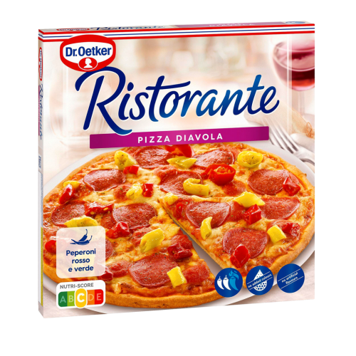 7 350g Pg TKK Dr. Oetker Ristorante Pizza Diavola 