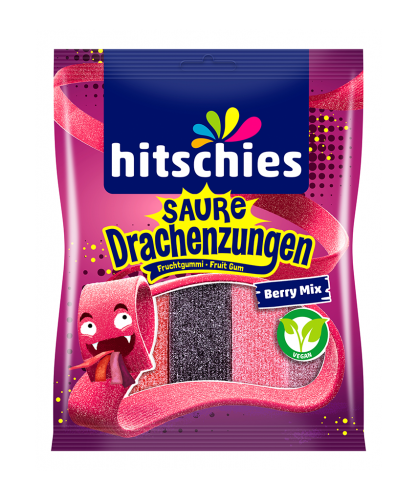 20 125g Pg Hitschies Saure Drachenzungen Berry Mix 
