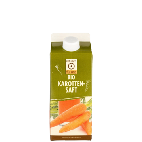 6 0.75l Fl Natürlich für uns BIO Karottensaft 