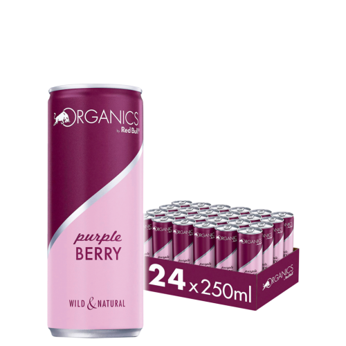 24 0.25l Ds Red Bull Organics Purple Berry BIO 