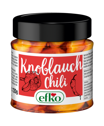 6 212ml Gl Efko Knoblauch in Chili 