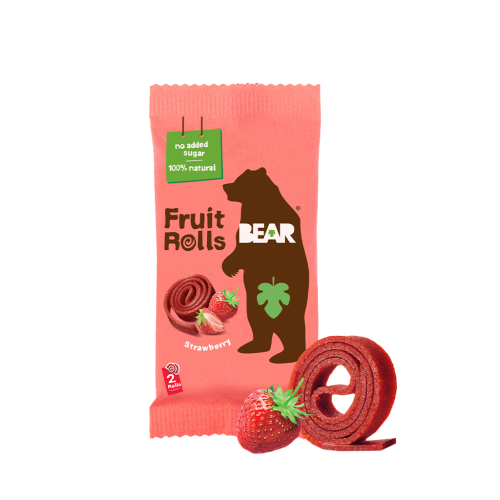 18 20g Pg Bear Fruit Rolls Singles Erdbeere 