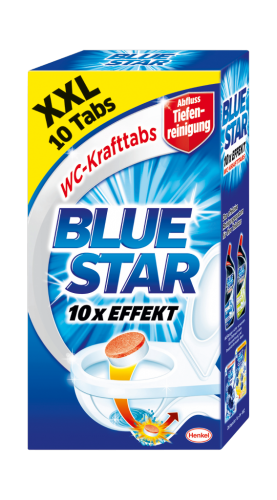 8 10St Pg Blue Star WC-Kraft-Tabs 10er 