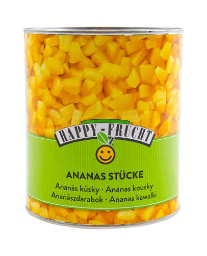 1 3.10kg Ds Happy Frucht Ananasstücke 