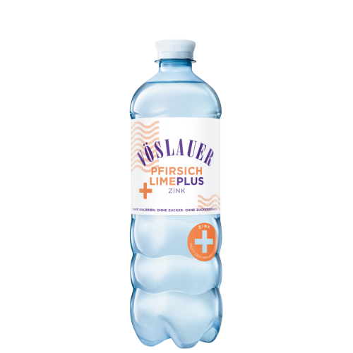 6 0.75l Pg Vöslauer Flavours Plus Pfirsich Lime PET EWP 