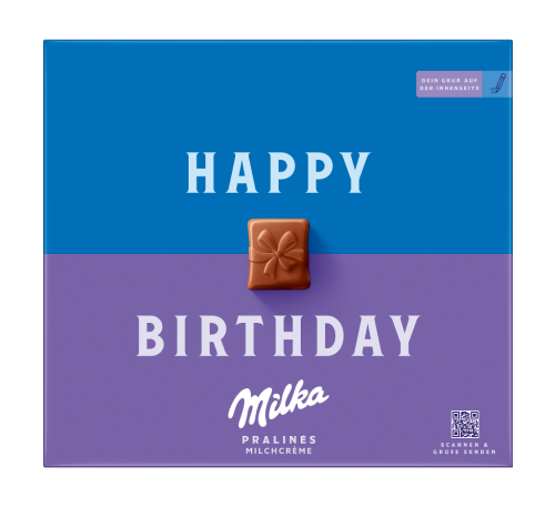10 110g Pg Sags mit Milka Happy Birthday Milchcreme 