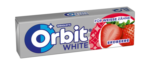 30 10 StkPg Orbit White Kaugummi Strawberry 