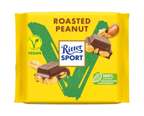 11 100gr Ta Ritter Sport vegan Roasted Peanut 