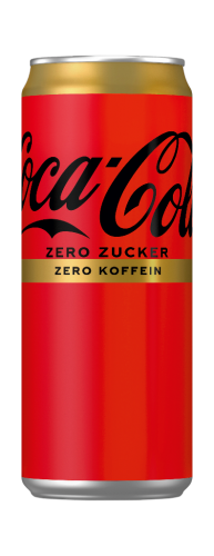 24 0.33lDs Coca Cola Zero, Zero Koffein 