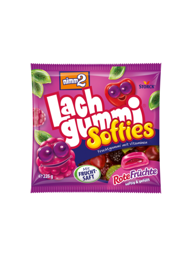 18 225g Pg Nimm2 Lachgummi Rote Früchte 