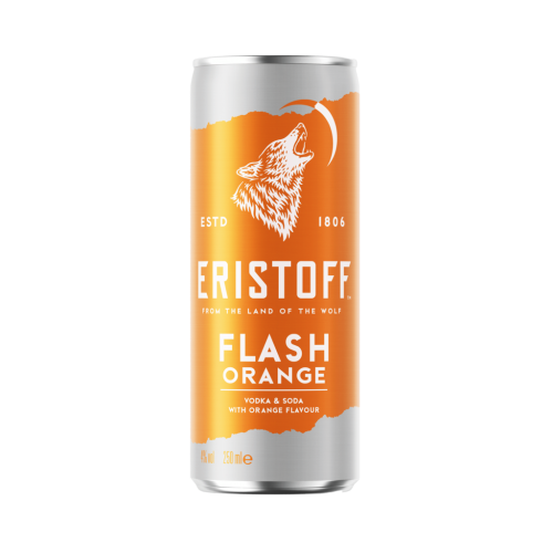 12 0.25l Ds Eristoff Flash Wodka Soda Orange 4% EWP 