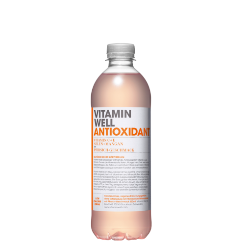 12 0.50l Fl Vitamin Well Antioxidant Pfirsich PET EWP 