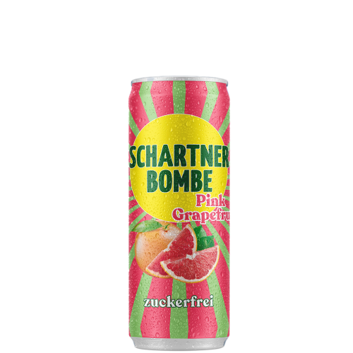24 0.33l Ds Schartner Bombe Pink Grapefruit zuckerfrei EWP 