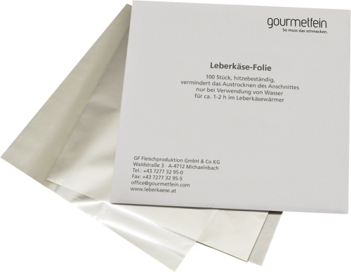 1 100St Pg Gourmetfein Leberkäse Folie  