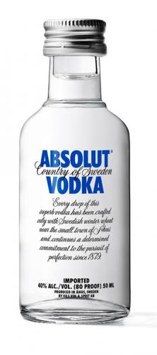 12 0.05l Fl Absolut Vodka 40% 