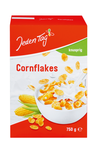 6 750gr Pg Jeden Tag Cornflakes 