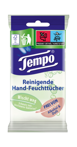15 10St Pg Tempo Feuchttücher Pure 
