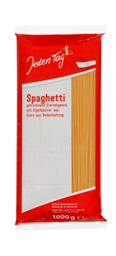 10 1kgPg Jeden Tag Eierteigwaren, Spaghetti 