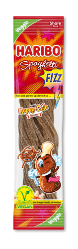 15 200g Pg Haribo Spaghetti Happy Cola Veggie 