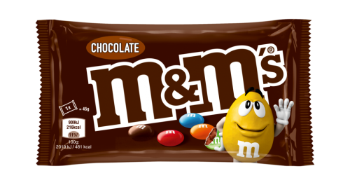 24 45 gr Pg M&M's Schokolade 