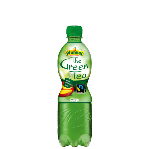 12 0.50l Fl Pfanner Eistee Fairtrade Grüner Tee Mango 