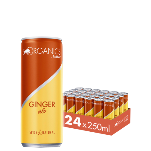 24 0.25l Ds Red Bull Organics Ginger Ale BIO 
