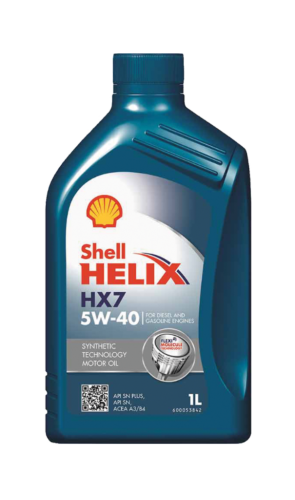 12 1.00l Fl Shell Helix HX7 5W-40 SP 