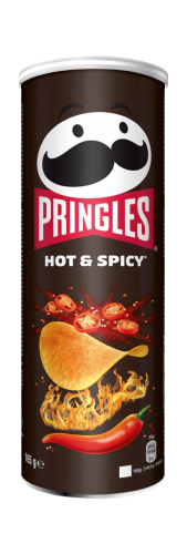 19 165grDs Pringles Hot + Spicy 