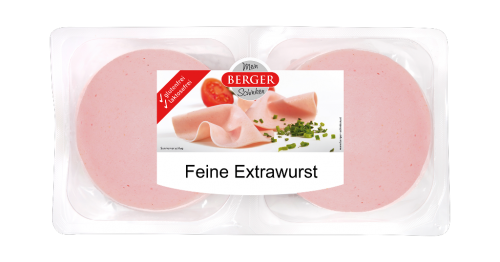 1 2/500gr Pg Berger Extrawurst geschnitten 