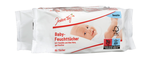 6 2/80St Pg Jeden Tag Baby Feuchttücher 