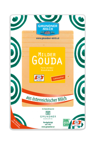 10 150gr Pg Gmundner Milch Gouda in Scheiben 