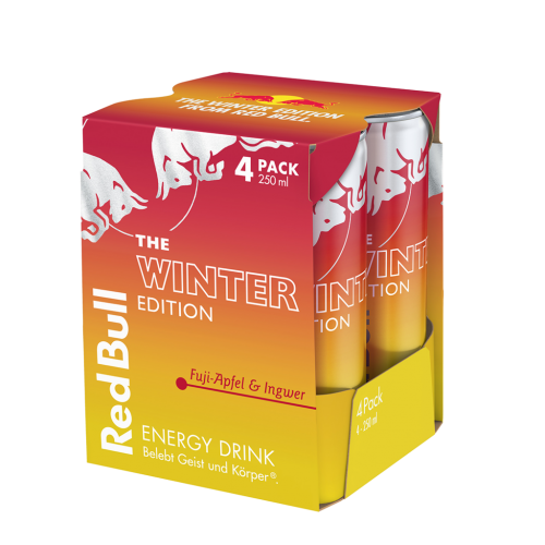 6 4/0.25MP Red Bull Winter Edition Fuji Apfel & Ingwer EWP 
