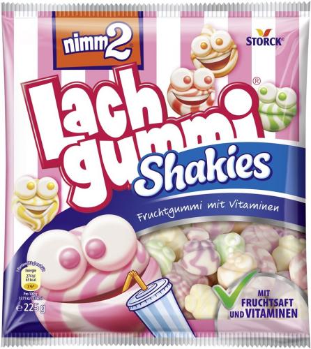 12 225gr Pg Nimm 2 Lachgummi Shakies 