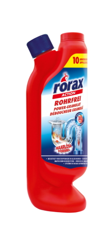 6 600gr Pg Rorax Rohrfrei Granulat Dosierflasche 