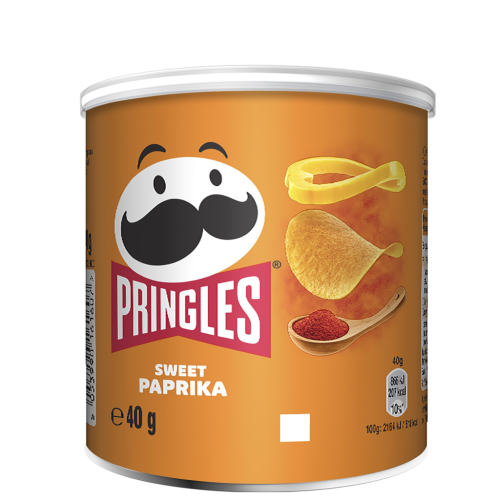 12 40 gr Ds Pringles Sweet Paprika 