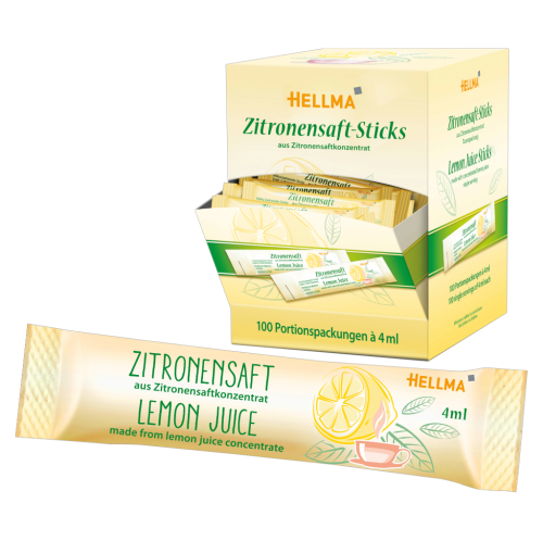 1 100St Pg Hellma Zitronensaft Sticks 