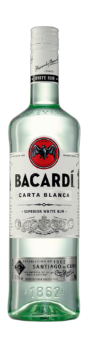 6 0.70l Fl Bacardi Rum Carta Blanca 37.5% 